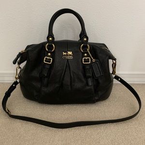 COACH Madison Black Leather Juliette 21222